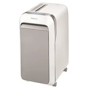 "Microshred LX221" iratmegsemmisítő, fehér, keresztirányú mikrovágás, 18 lap, FELLOWES